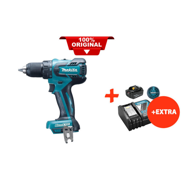 Аккумуляторная дрель-шуруповерт Makita DDF459Z+акк.18V 5 Ah+быстрозарядное ЗУ+набор бит (DDF459RTX)
Аккумуляторная дрель-шуруповерт Makita DDF459Z+акк.18V 5 Ah+быстрозарядное ЗУ+набор бит (DDF459RTX)
