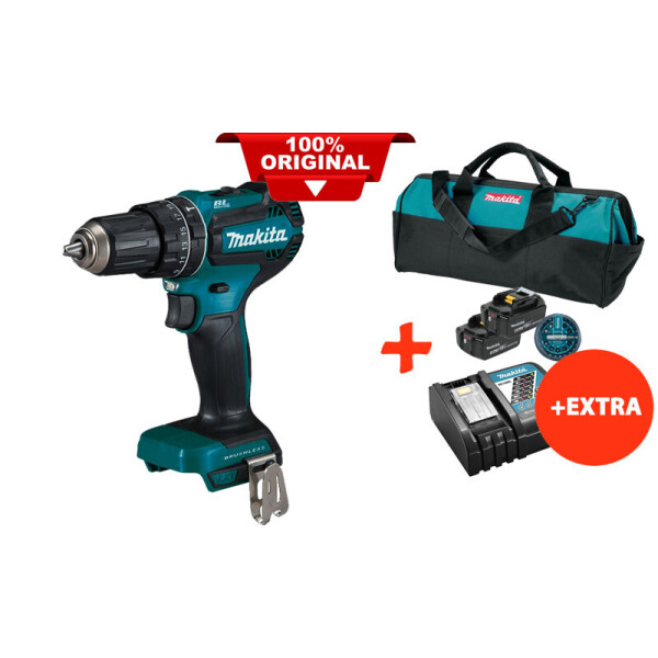 Аккумуляторный ударный шуруповерт Makita DHP485Z+2 акк.18V 5 Ah+быстрозарядное ЗУ+набор бит+сумка
Аккумуляторный ударный шуруповерт Makita DHP485Z+2 акк.18V 5 Ah+быстрозарядное ЗУ+набор бит+сумка