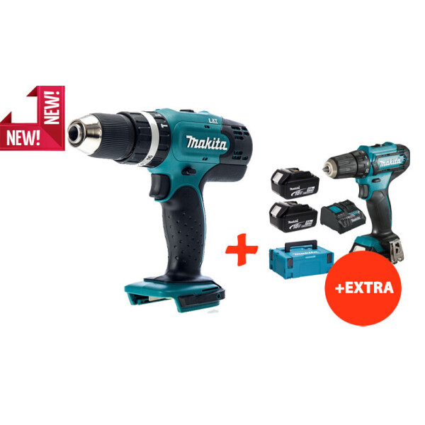 Аккумуляторная ударная дрель-шуруповерт Makita DHP453Z+аккумуляторный шуруповерт Makita DF333DNX (DHP453REX10)
Аккумуляторная ударная дрель-шуруповерт Makita DHP453Z+аккумуляторный шуруповерт Makita DF333DNX (DHP453REX10)
