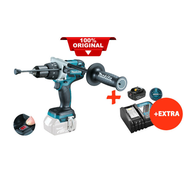 Аккумуляторная ударная дрель-шуруповерт Makita DHP481Z+акк.18V 5 Ah+быстрозарядное ЗУ+набор бит (DHP481RTX)
Аккумуляторная ударная дрель-шуруповерт Makita DHP481Z+акк.18V 5 Ah+быстрозарядное ЗУ+набор бит (DHP481RTX)