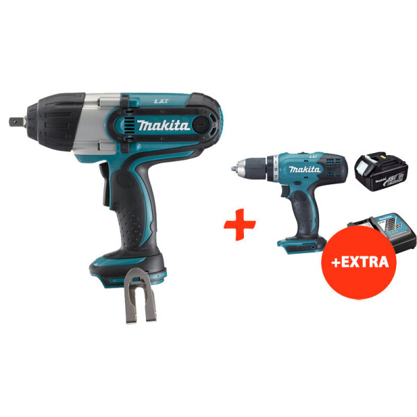 Аккумуляторный гайковерт Makita DTW450Z+аккумуляторная дрель-шуруповерт Makita DDF453RFX7 (DTW450RFX7)
Аккумуляторный гайковерт Makita DTW450Z+аккумуляторная дрель-шуруповерт Makita DDF453RFX7 (DTW450RFX7)