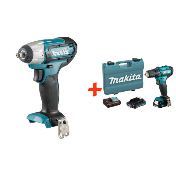 Аккумуляторный гайковерт Makita TW141DZ + акк шуруповерт DF333DWAE + 2 акб 12 V 2 Ah + з/у + кейс (TW141SET2)
Аккумуляторный гайковерт Makita TW141DZ + акк шуруповерт DF333DWAE + 2 акб 12 V 2 Ah + з/у + кейс (TW141SET2)