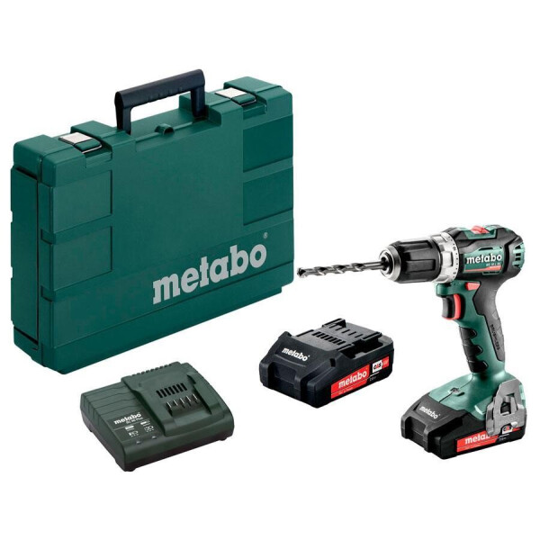 Аккумуляторный шуруповерт Metabo BS 18 L BL + 2 акб 18 V 2 Ah + з/у + кейс (602326500)
Аккумуляторный шуруповерт Metabo BS 18 L BL + 2 акб 18 V 2 Ah + з/у + кейс (602326500)