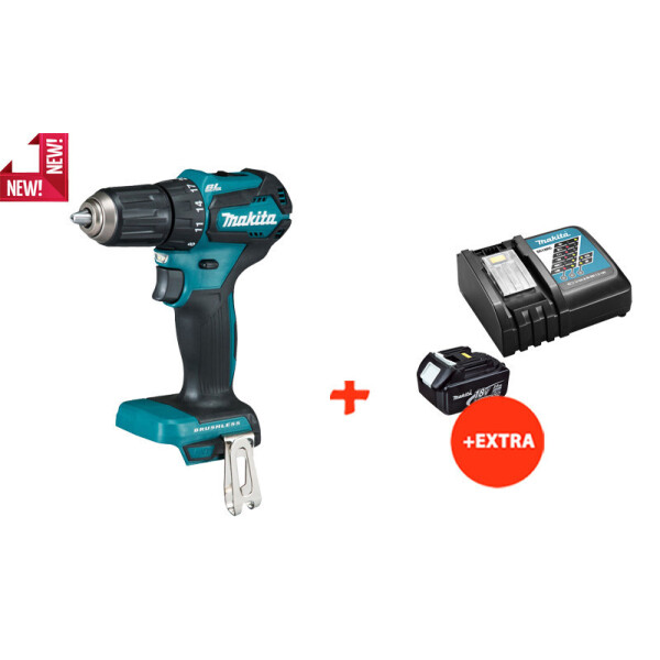 Аккумуляторная дрель-шуруповерт Makita DDF483Z+быстрозарядное ЗУ+1 аккумулятор 18 В, 3.0 Ач (DDF483RF)
Аккумуляторная дрель-шуруповерт Makita DDF483Z+быстрозарядное ЗУ+1 аккумулятор 18 В, 3.0 Ач (DDF483RF)