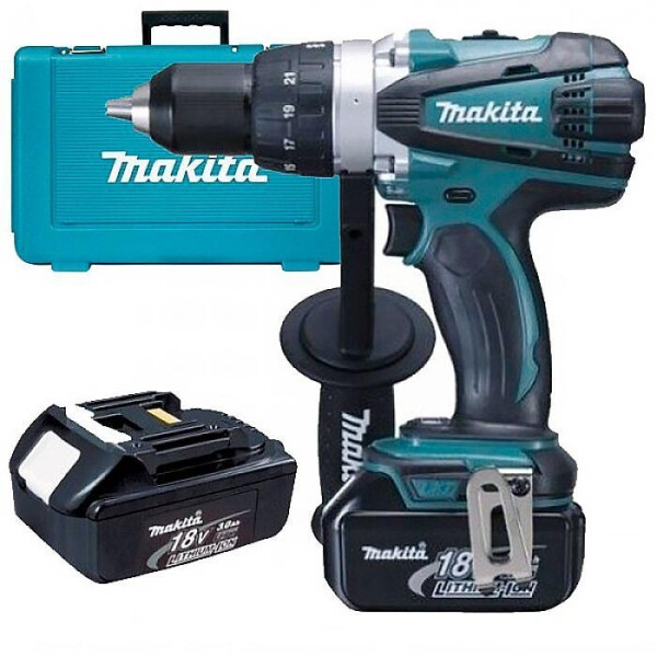 Аккумуляторная бесщеточная дрель-шуруповерт Makita DDF481RFE + 2 акб 18 V 3 Ah + 22 мин. быстрое з/у + кейс
Аккумуляторная бесщеточная дрель-шуруповерт Makita DDF481RFE + 2 акб 18 V 3 Ah + 22 мин. быстрое з/у + кейс
