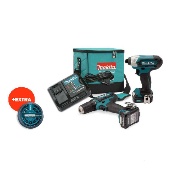 НАБОР АККУМУЛЯТОРНЫХ ИНСТРУМЕНТОВ MAKITA CLX224SA + 2 АКБ 12 V 2 AH + З/У + СУМКА + НАБОР БИТ
НАБОР АККУМУЛЯТОРНЫХ ИНСТРУМЕНТОВ MAKITA CLX224SA + 2 АКБ 12 V 2 AH + З/У + СУМКА + НАБОР БИТ