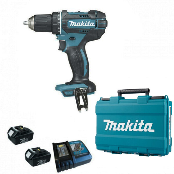 Аккумуляторная дрель-шуруповерт Makita DDF482RME + 2 акб 18 V 4 Ah + з/у DC18RC + кейс
Аккумуляторная дрель-шуруповерт Makita DDF482RME + 2 акб 18 V 4 Ah + з/у DC18RC + кейс