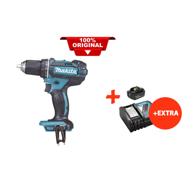 Аккумуляторная дрель-шуруповерт Makita DDF482Z+акк.18V 5 Ah+быстрозарядное ЗУ (DDF482RT)
Аккумуляторная дрель-шуруповерт Makita DDF482Z+акк.18V 5 Ah+быстрозарядное ЗУ (DDF482RT)