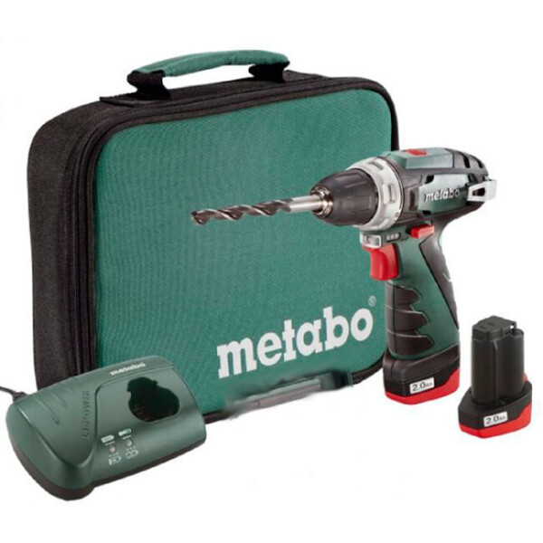 Аккумуляторный шуруповерт Metabo PowerMaxx BS + 2 акб Li-Power 10,8 V 2,0 Ah + з/у LC 40 + сумка (600079550)
Аккумуляторный шуруповерт Metabo PowerMaxx BS + 2 акб Li-Power 10,8 V 2,0 Ah + з/у LC 40 + сумка (600079550)