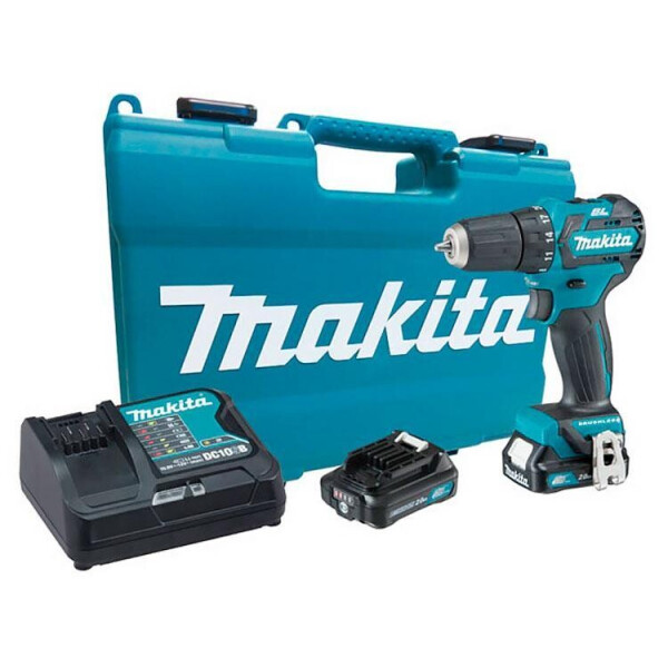 Аккумуляторный бесщёточный шуруповерт Makita DF332DSAE + 2 акб BL1020B 10.8 V 2 Ah + з/у + кейс
Аккумуляторный бесщёточный шуруповерт Makita DF332DSAE + 2 акб BL1020B 10.8 V 2 Ah + з/у + кейс