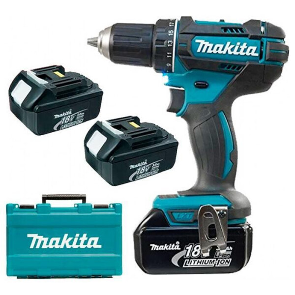 Аккумуляторная дрель-шуруповерт Makita DDF482RFE3 + 3 акб 18 V 3 Ah + з/у DC18RC + кейс
Аккумуляторная дрель-шуруповерт Makita DDF482RFE3 + 3 акб 18 V 3 Ah + з/у DC18RC + кейс