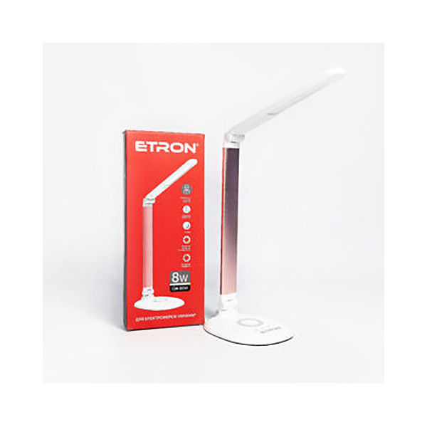 Світлодіодна Лампа настільна ETRON Desk Lamp step 8W 3000-6000K White-Coral
Світлодіодна Лампа настільна ETRON Desk Lamp step 8W 3000-6000K White-Coral