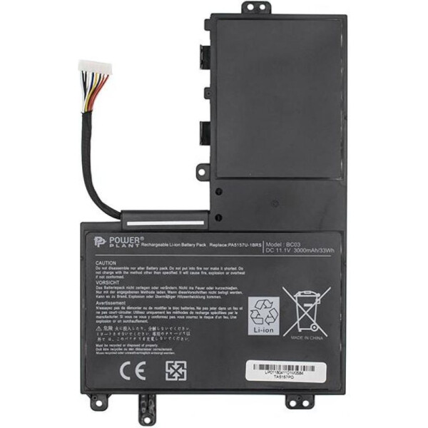 TOSHIBA Satelite U940 (PA5157U-1BRS, TA5157PD) 11.1V 3000mAh PowerPlant (NB510283)
TOSHIBA Satelite U940 (PA5157U-1BRS, TA5157PD) 11.1V 3000mAh PowerPlant (NB510283)