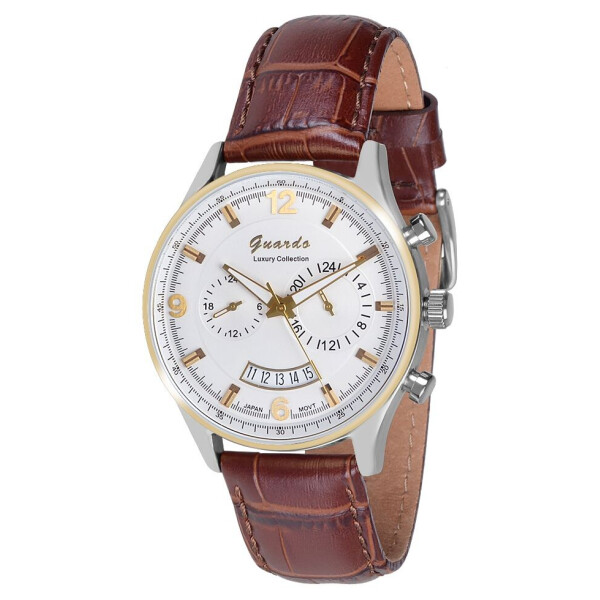 Часы наручные мужские Guardo Гуардо Luxury Stainless Steel кварцевые серебро и золото (S1394(1)-7)
Часы наручные мужские Guardo Гуардо Luxury Stainless Steel кварцевые серебро и золото (S1394(1)-7)