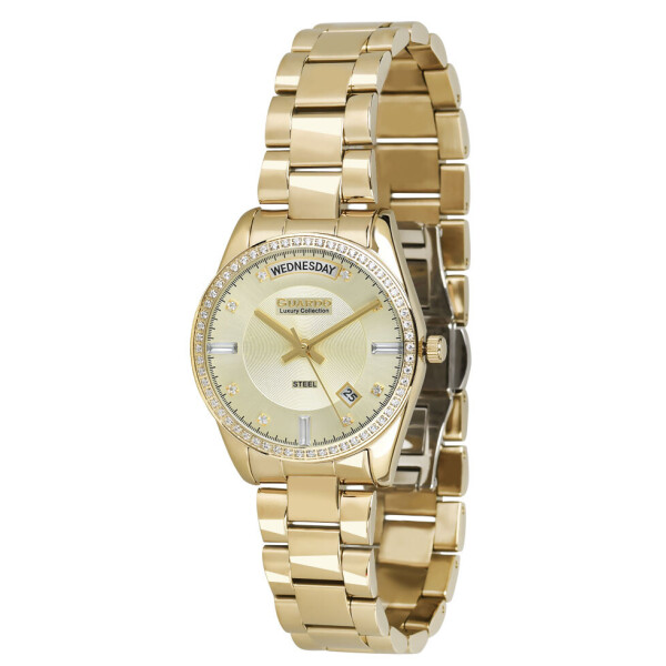 Часы наручные женские Guardo Гуардо Luxury Stainless Steel кварцевые цвет корпуса золотой (S01808-3)
Часы наручные женские Guardo Гуардо Luxury Stainless Steel кварцевые цвет корпуса золотой (S01808-3)