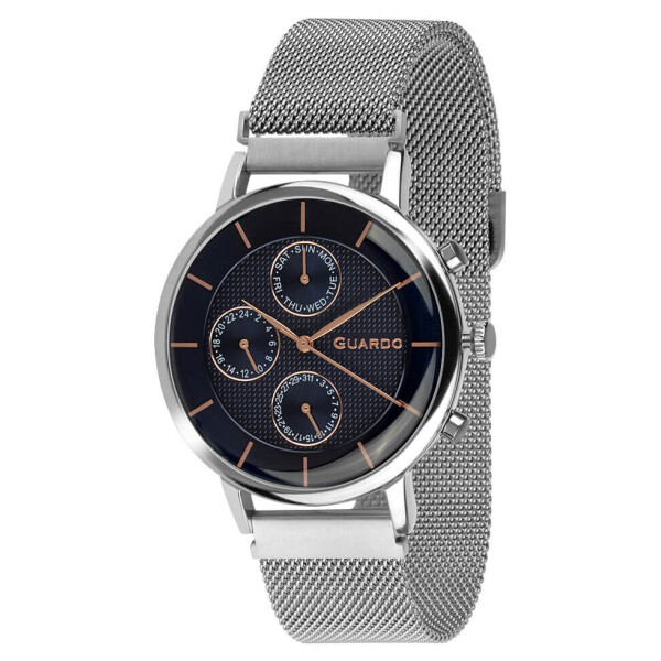 Часы наручные мужские Guardo Гуардо Premium Metallic кварцевые корпус серебряный (012015-3)
Часы наручные мужские Guardo Гуардо Premium Metallic кварцевые корпус серебряный (012015-3)