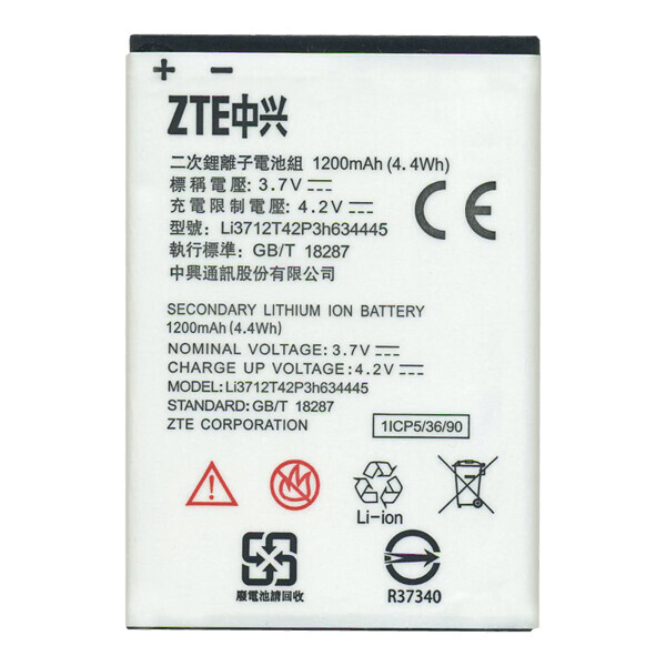 Батарея ZTE Li3814T43p3h634445 (1400mAh) V815w / ZTE Li3712T42P3H634445 (1200mAh) Blade L110
Батарея ZTE Li3814T43p3h634445 (1400mAh) V815w / ZTE Li3712T42P3H634445 (1200mAh) Blade L110