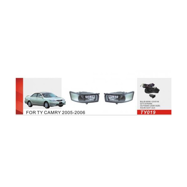 Фары доп. модель Toyota Camry 30 2004-06 / TY-019W / эл.проводку
Фары доп. модель Toyota Camry 30 2004-06 / TY-019W / эл.проводку