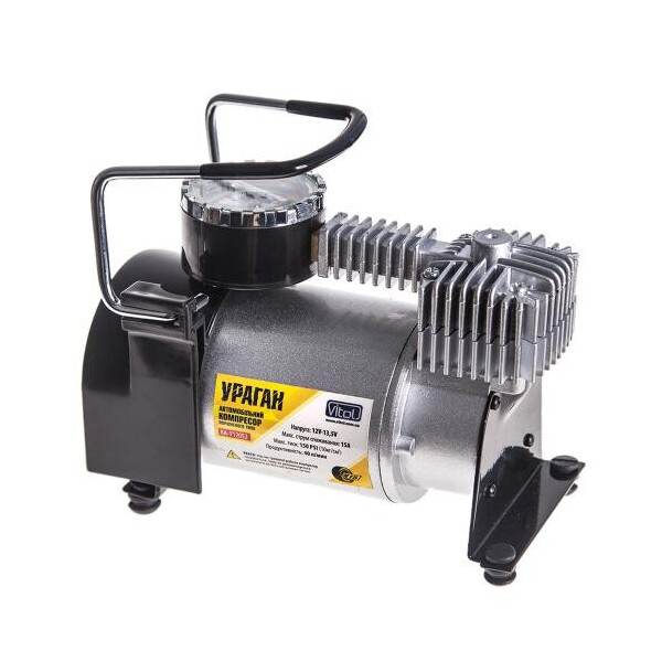 Компрессор автомобильный "Ураган" КА-У12052 150psi / 15Amp / 40л / прикур. + Переходник / Автостоп
Компрессор автомобильный "Ураган" КА-У12052 150psi / 15Amp / 40л / прикур. + Переходник / Автостоп