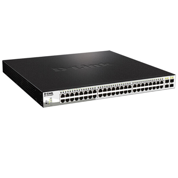 Коммутатор D-Link DGS-1210-52MPP 48x1GE PoE, 4x1G SFP, 802.3af/802.3at(740Вт), WebSmart
Коммутатор D-Link DGS-1210-52MPP 48x1GE PoE, 4x1G SFP, 802.3af/802.3at(740Вт), WebSmart