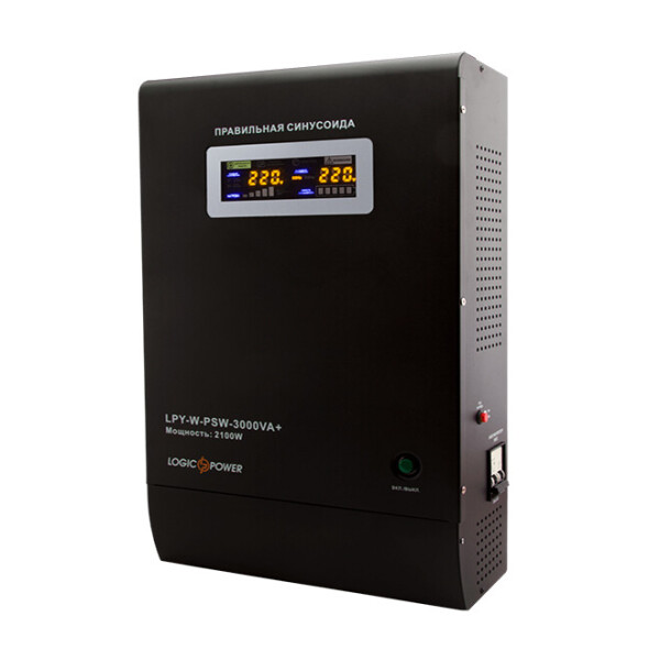 Источники бесперебойного питания (ИБП) Logicpower LPY-W-PSW-3000VA+(2100Вт)10A/15A с правильной синусоидой 48В
Источники бесперебойного питания (ИБП) Logicpower LPY-W-PSW-3000VA+(2100Вт)10A/15A с правильной синусоидой 48В