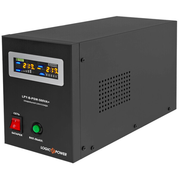 Источники бесперебойного питания (ИБП) Logicpower LPY-B-PSW-500VA+(350Вт) 5A/10A с правильной синусоидой 12В
Источники бесперебойного питания (ИБП) Logicpower LPY-B-PSW-500VA+(350Вт) 5A/10A с правильной синусоидой 12В