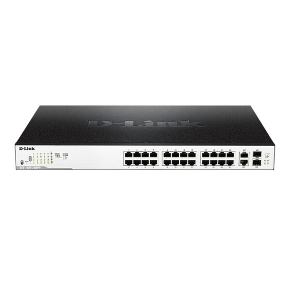Коммутатор D-Link DGS-1100-26MPP 24x1GE w/PoE, 21-24порт UPoE (70Вт/порт), PoE 518Вт, EasySmart
Коммутатор D-Link DGS-1100-26MPP 24x1GE w/PoE, 21-24порт UPoE (70Вт/порт), PoE 518Вт, EasySmart