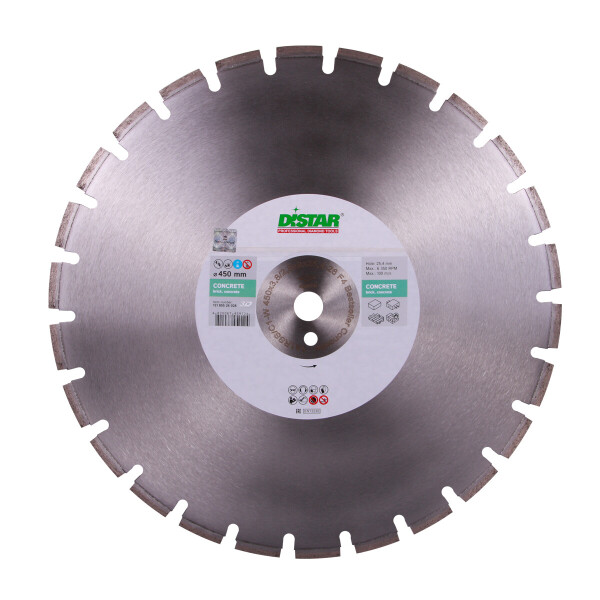 Круг алмазный отрезной Distar 1A1RSS/C1-W 450x3,8/2,8x9x25,4-26 F4 Bestseller Concrete (12185526028)
Круг алмазный отрезной Distar 1A1RSS/C1-W 450x3,8/2,8x9x25,4-26 F4 Bestseller Concrete (12185526028)