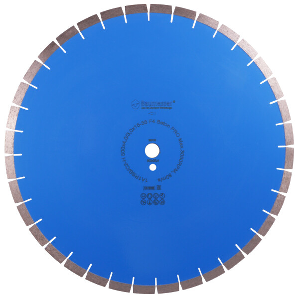 Круг алмазный отрезной Baumesser 1A1RSS/C2-H 500x4,0/3,0x15x25,4-36 F4 Beton PRO (94220008031)
Круг алмазный отрезной Baumesser 1A1RSS/C2-H 500x4,0/3,0x15x25,4-36 F4 Beton PRO (94220008031)