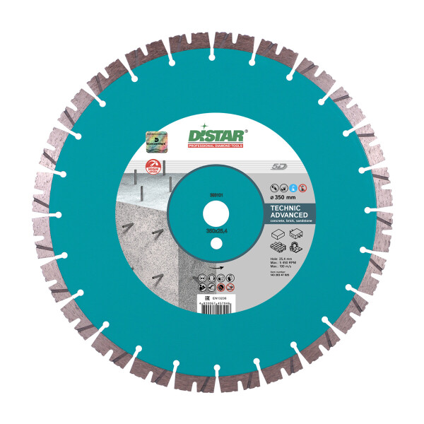 Круг алмазный отрезной Distar 1A1RSS/C3-H 350x3,5/2,5x15x25,4-(11,5)-24 Technic Advanced (14320347)
Круг алмазный отрезной Distar 1A1RSS/C3-H 350x3,5/2,5x15x25,4-(11,5)-24 Technic Advanced (14320347)