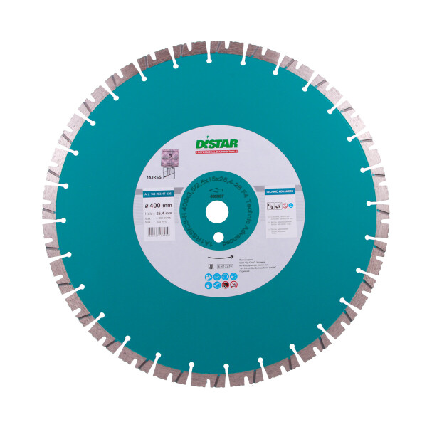 Круг алмазный отрезной Distar 1A1RSS/C3-H 400x3,5/2,5x15x25,4-(11,5)-28 Technic Advanced)
Круг алмазный отрезной Distar 1A1RSS/C3-H 400x3,5/2,5x15x25,4-(11,5)-28 Technic Advanced)