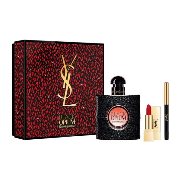 Набор Yves Saint Laurent Black Opium EDP - set (edp 90 ml + eye pencil No.1 1 ml + lipstick 1 ml)
Набор Yves Saint Laurent Black Opium EDP - set (edp 90 ml + eye pencil No.1 1 ml + lipstick 1 ml)