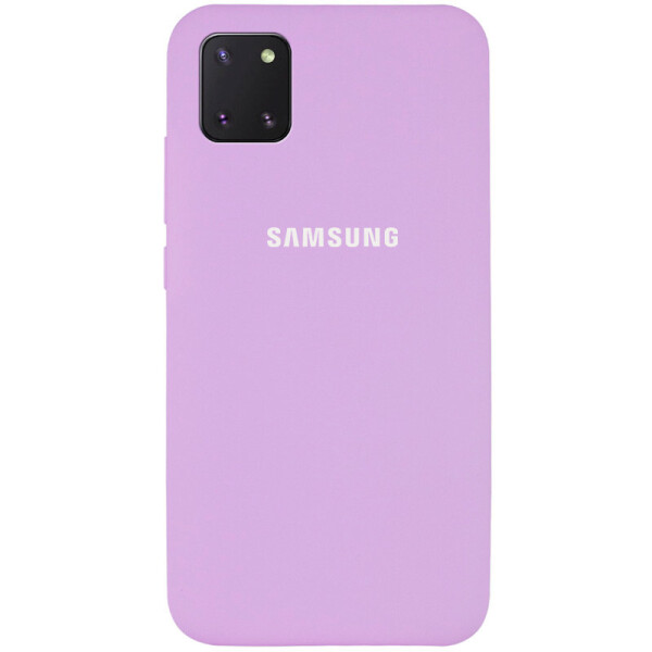 Чехол Silicone Cover Full Protective (AA) для Samsung Galaxy Note 10 Lite (A81) Сиреневый / Lilac (141801)
Чехол Silicone Cover Full Protective (AA) для Samsung Galaxy Note 10 Lite (A81) Сиреневый / Lilac (141801)