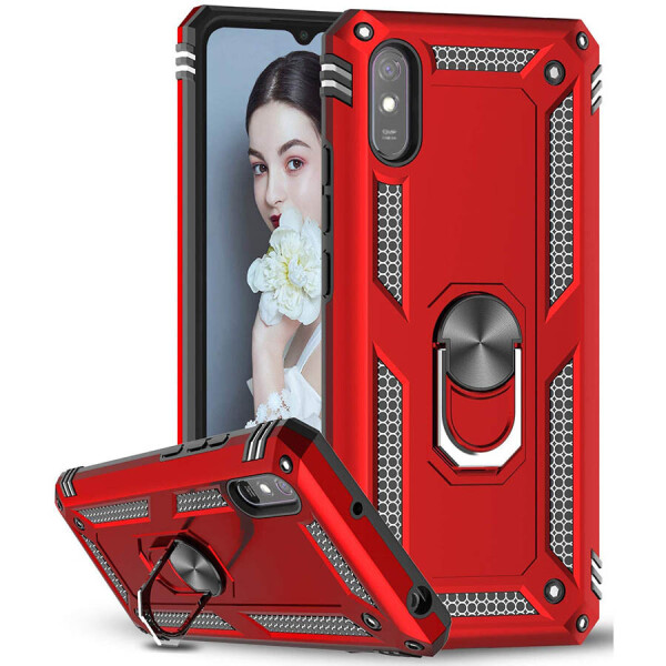 Ударопрочный чехол Serge Ring магнитный держатель для Xiaomi Redmi 9A Красный (is_00000038554_2)
Ударопрочный чехол Serge Ring магнитный держатель для Xiaomi Redmi 9A Красный (is_00000038554_2)