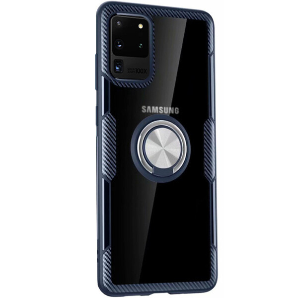 TPU+PC чехол Deen CrystalRing for Magnet (opp) для Samsung Galaxy S20 Ultra Бесцветный / Темно-синий (is_00000038245_3)
TPU+PC чехол Deen CrystalRing for Magnet (opp) для Samsung Galaxy S20 Ultra Бесцветный / Темно-синий (is_00000038245_3)