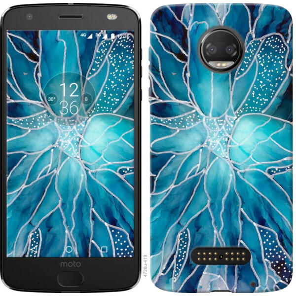 Чехол на Motorola Moto G5 PLUS чернило (04798)