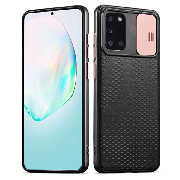 Чехол Camshield Black TPU со шторкой защищающей камеру для Samsung Galaxy A31 Черный / Rose Gold (is_00000037459_1)
Чехол Camshield Black TPU со шторкой защищающей камеру для Samsung Galaxy A31 Черный / Rose Gold (is_00000037459_1)