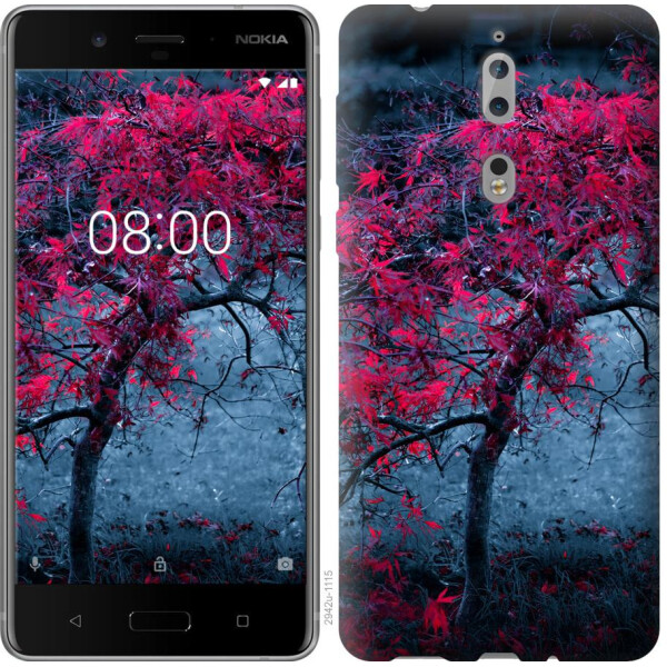 Чехол на Nokia 8 Дерево с яркими листьями (04798)
Чехол на Nokia 8 Дерево с яркими листьями (04798)