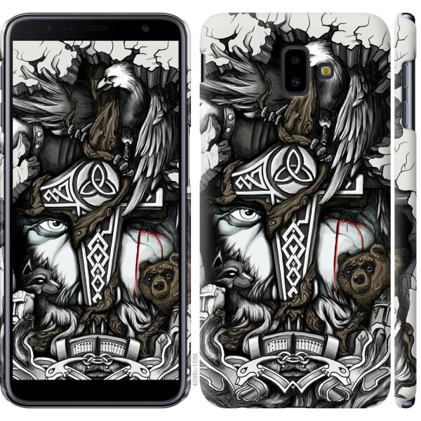 Чехол на Samsung Galaxy J6 Plus 2018 Тату Викинг (04798)
Чехол на Samsung Galaxy J6 Plus 2018 Тату Викинг (04798)