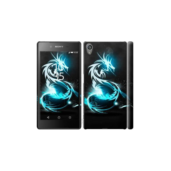 Чехол на Sony Xperia Z5 E6633 Бело-голубой огненный дракон (04798) 
Чехол на Sony Xperia Z5 E6633 Бело-голубой огненный дракон (04798)