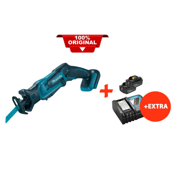 Аккумуляторная сабельная пила Makita DJR183Z+2 акк.18V 5 Ah+быстрозарядное ЗУ (DJR183RT2)
Аккумуляторная сабельная пила Makita DJR183Z+2 акк.18V 5 Ah+быстрозарядное ЗУ (DJR183RT2)