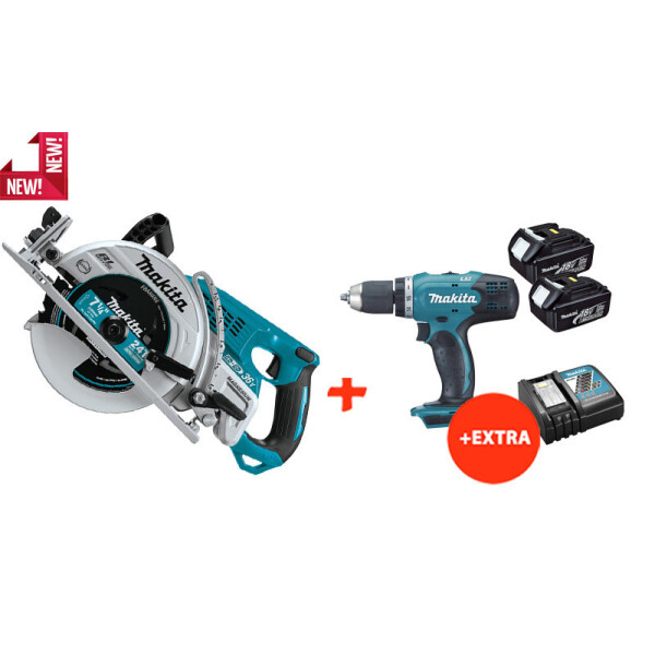 Аккумуляторная дисковая пила Makita DRS780Z+аккумуляторная дрель-шуруповерт Makita DDF453RFX7 (DRS780RF2X)
Аккумуляторная дисковая пила Makita DRS780Z+аккумуляторная дрель-шуруповерт Makita DDF453RFX7 (DRS780RF2X)