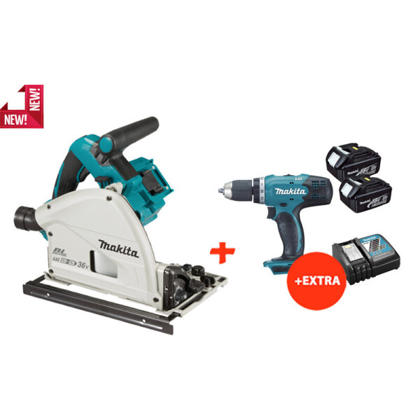 Аккумуляторная погружная дисковая пила Makita DSP600Z+аккумуляторная дрель-шуруповерт Makita DDF453RFX7
Аккумуляторная погружная дисковая пила Makita DSP600Z+аккумуляторная дрель-шуруповерт Makita DDF453RFX7