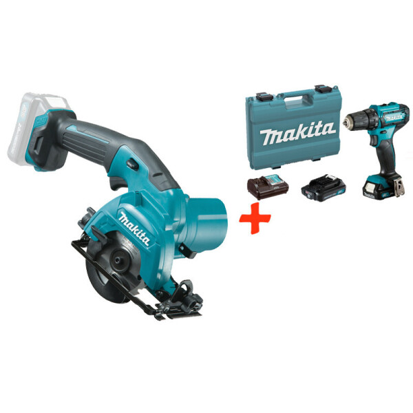 Аккумуляторная дисковая пила Makita HS301DZ + акк шуруповерт DF333DWAE + 2 акб 12 V 2 Ah + з/у + кейс
Аккумуляторная дисковая пила Makita HS301DZ + акк шуруповерт DF333DWAE + 2 акб 12 V 2 Ah + з/у + кейс