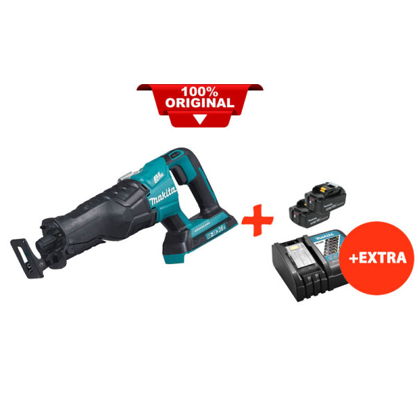 Аккумуляторная ножовка Makita DJR360Z+2 акк.18V 5 Ah+быстрозарядное ЗУ (DJR360RT2)
Аккумуляторная ножовка Makita DJR360Z+2 акк.18V 5 Ah+быстрозарядное ЗУ (DJR360RT2)