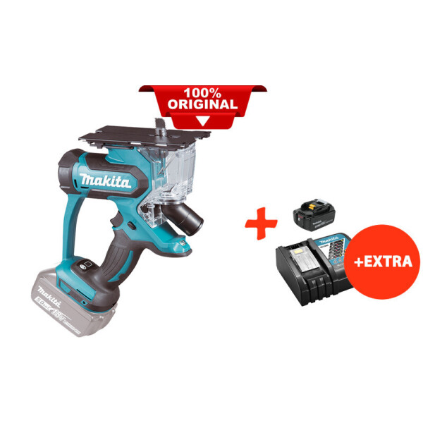 Аккумуляторная пила для гипсокартона Makita DSD180Z+акк.18V 5 Ah+быстрозарядное ЗУ (DSD180RT)
Аккумуляторная пила для гипсокартона Makita DSD180Z+акк.18V 5 Ah+быстрозарядное ЗУ (DSD180RT)
