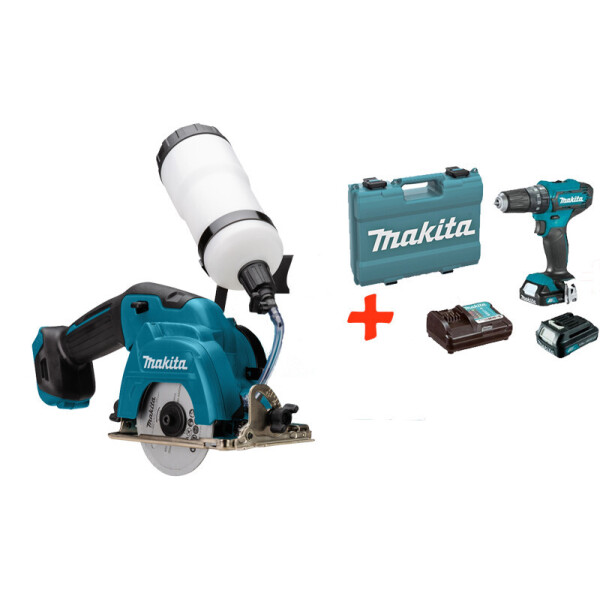 Аккумуляторная дисковая пила Makita CC301DZ + акк шуруповерт HP333DWYE + 2 акб 12 V 1.5 Ah + з/у + кейс
Аккумуляторная дисковая пила Makita CC301DZ + акк шуруповерт HP333DWYE + 2 акб 12 V 1.5 Ah + з/у + кейс
