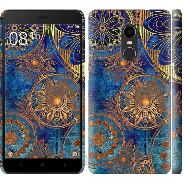 Чехол на Xiaomi Redmi Note 4X Золотой узор (04798) 
Чехол на Xiaomi Redmi Note 4X Золотой узор (04798)