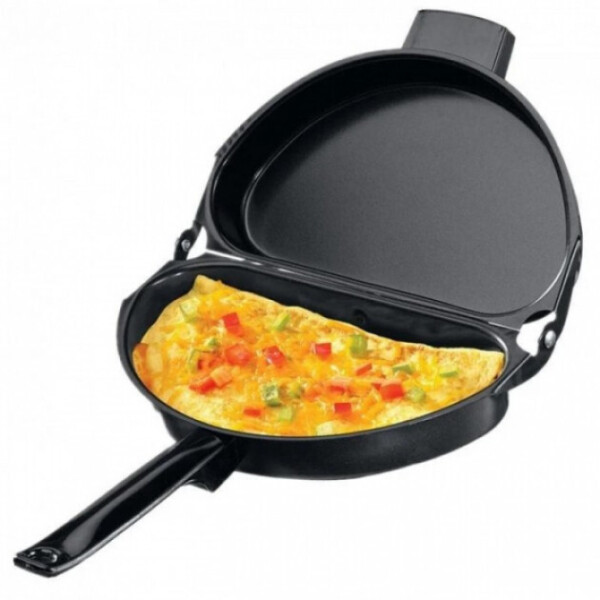 Омлетница с антипригарным покрытием Folding Omelette Pan Original | Двойная сковорода для омлета
Омлетница с антипригарным покрытием Folding Omelette Pan Original | Двойная сковорода для омлета