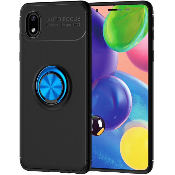 TPU чехол Deen ColorRing под магнитный держатель (opp) для Samsung Galaxy A01 Core (Черный / Синий) (1054433)
TPU чехол Deen ColorRing под магнитный держатель (opp) для Samsung Galaxy A01 Core (Черный / Синий) (1054433)